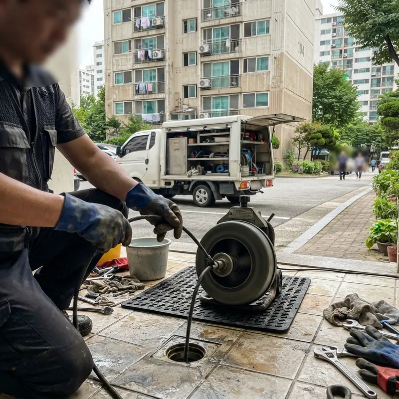 천안 서북구 하수구막힘 현장
